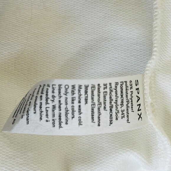 Spanx Perfect Length Top Dolman 3/4 Sleeve Ivory - Picture 12 of 14